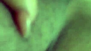 alone at home, mature shaves and fingers her smooth pussy