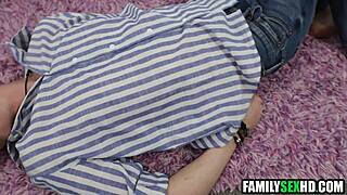 whoa, dude totally railed his jealous stepsis with that monster cock! 🍆💦 petite blonde teen pussy stretched taboo style
