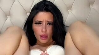 this horny british teen slut goes wild on webcam, fuckin her petite pussy with dildos in solo pov play