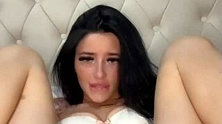 this horny british teen slut goes wild on webcam, fuckin her petite pussy with dildos in solo pov play