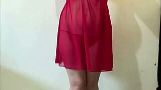 stripping teasing in lingerie for bf while hubby's at work feels so naughty
