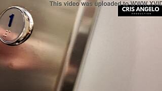 stuck in elevator i fuck married neighbor's tight pussy part 02