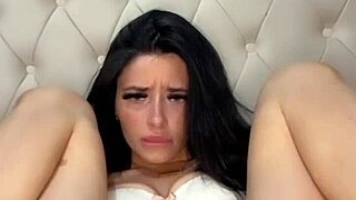 this horny british teen slut goes wild on webcam, fuckin her petite pussy with dildos in solo pov play