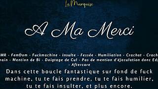 omg french femdom joi asmr dirty talk 😈🔥 merci a ma audio tease jerk off instructions 💦