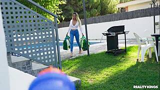 Stepmom Gets Soaked In Reality Kings Fuck Fest