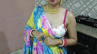 innocent indian bride sneaks kitchen fuck with devar and dirty hindi talk