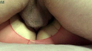 day 4: i bareback this bbw hairy milf wife missionary, turning her into my creampie breeding dump close-up