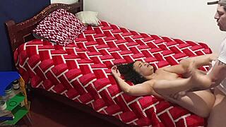 Neighbor latina takes it deep anal homemade style