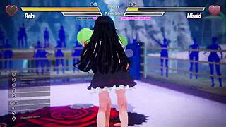 lesbian teens finger kiss and squirt in intense battle