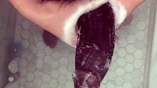japanese teen worships stepdad's huge black cock daily to please him