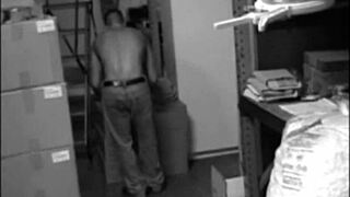 Hot Babe Sucks Monster Cock Fucks Pussy Hidden Cam Stock Room