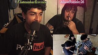 reacting to argentina's hottest porn then chubby alisongonzalez26 blows me