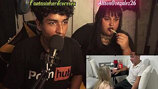 reacting to argentina's hottest porn then chubby alisongonzalez26 blows me