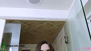 Gorgeous Czech Model's Steamy Shower Seduction!