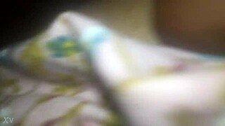 Black Couple Amateurs Tease with Close-Up Cock Action