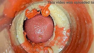 i cum so hard on your cock with camera inside my juicy pussy asmr 4k!