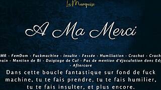 omg french femdom joi asmr dirty talk 😈🔥 merci a ma audio tease jerk off instructions 💦