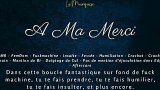 omg french femdom joi asmr dirty talk 😈🔥 merci a ma audio tease jerk off instructions 💦