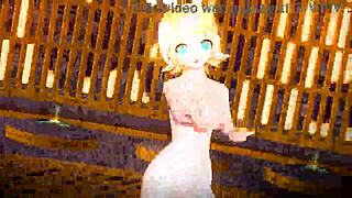 Kagamine rin's alien bunny nude mod reveals big tits ass pussy goddess