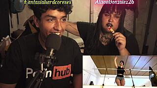 reacting to argentina's hottest porn then chubby alisongonzalez26 blows me
