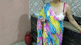innocent indian bride sneaks kitchen fuck with devar and dirty hindi talk