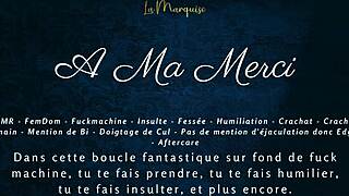 omg french femdom joi asmr dirty talk 😈🔥 merci a ma audio tease jerk off instructions 💦