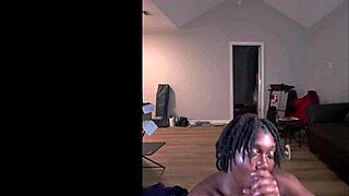 Whoa, darkchocolatebarbie's sloppy blowjob thru meta glasses view 😍🍆💦