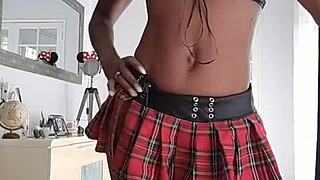 schoolgirl sextape lands her in director's office for hard punishment