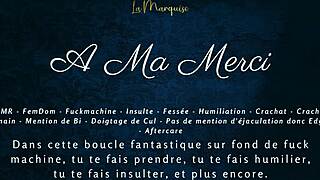omg french femdom joi asmr dirty talk 😈🔥 merci a ma audio tease jerk off instructions 💦