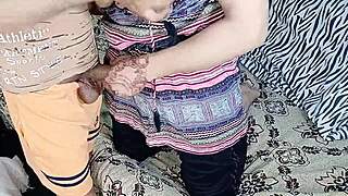 Indian Ex-Gf's Tight Pussy Takes Big Cock Doggystyle Moans