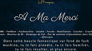 omg french femdom joi asmr dirty talk 😈🔥 merci a ma audio tease jerk off instructions 💦