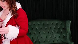 Mrs. Claus Ravages Naughty Boy's Cock in Wild Christmas Dildo Roleplay!