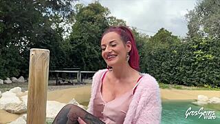 Sally Rouquine's Double Cock Threesome Delight
