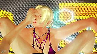 Mature Latina Pounds Nina in Lezdom Fantasy Fight 4!
