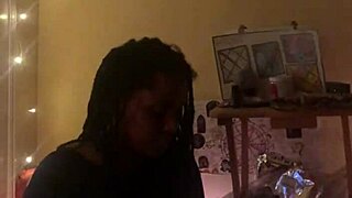 homemade ebony babe slurps black cock deep amateurs