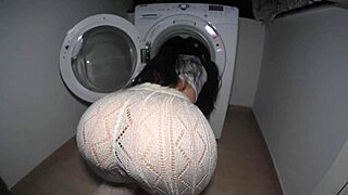 Stepsister's Round Ass Seduces My Big Cock into Juicy Creampie Doggystyle