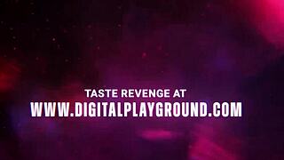 Romi Rain double penetrated hard by three studs!