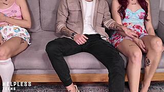 Stepdad sneaks taboo fuck with innocent teen stepdaughter