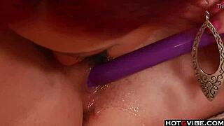 Hey, these lesbians finger and lick each other's wet pussies so good!