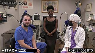 freshman rina arem squirms through mandatory hitachi orgasm in tampa doctor's office