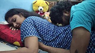 heart racing as horny indian bhabhi tempts neighbor into rough wife pounding