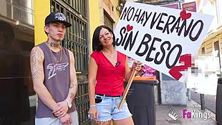 No summer without kissing - sexy mature Sandra wants random public fucks today