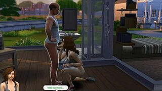 emo milf teen reads bible in sims 4 parody fantasy