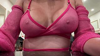 Hot Milf Artemisia Love Bounces Juicy Natural Boobs at Club
