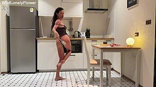 we heat up the kitchen table with playful countertop fun