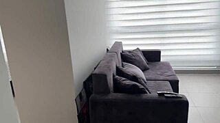 he spies me masturbating in lingerie i get so horny petite latina