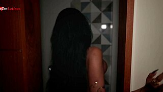 skinny latina slut moans on huge cock before facial cumshot