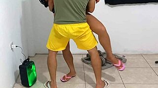 Gym Visit Turns To Hard Step Mom Doggystyle Fuck