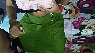 Desi stepmom begs for doggystyle pounding while dirty talking in Hindi?