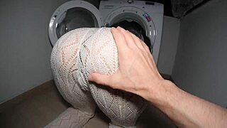 Stepsister's Round Ass Seduces My Big Cock into Juicy Creampie Doggystyle